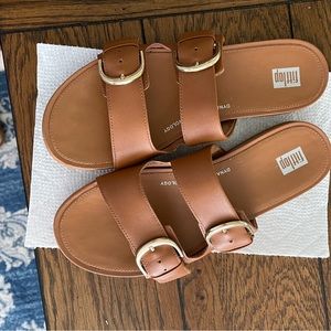 FitFlop Sandals, tan, size 8.  Very good condition